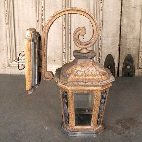 #53438 8x17 Salvaged Exterior Metal Wall Sconce image 6