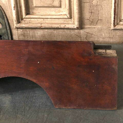 #53441 Salvaged Ornate Antique Wood Wall Shelf image 8