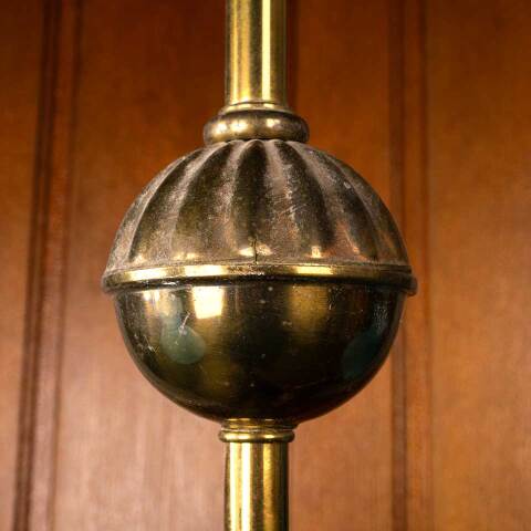 #53448 Antique Brass Electrified Gas Light Fixture image 7