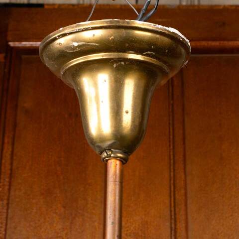 #53449 Antique Brass Electrified Gas Chandelier image 7