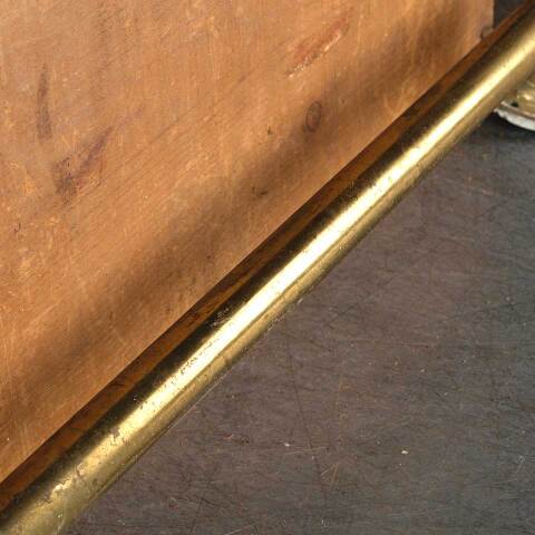 #53451 Salvaged Antique Metal Bathroom Towel Bar image 5