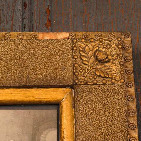 #53488 Antique Victorian Picture Frame & Portrait image 3