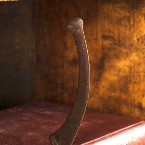 #53503 Antique Cast Iron Hall Tree Coat / Hat Hook image 4