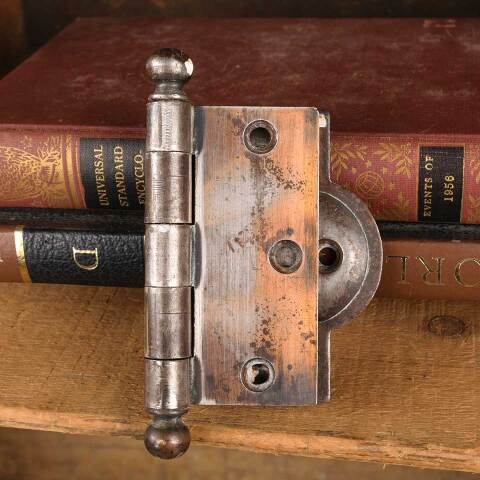 #53504 Antique Offset Half Mortise Butterfly Hinge image 6