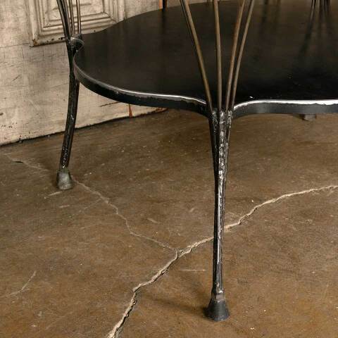 #53508 Artist Made Contemporary 3 Tier Metal Table image 4