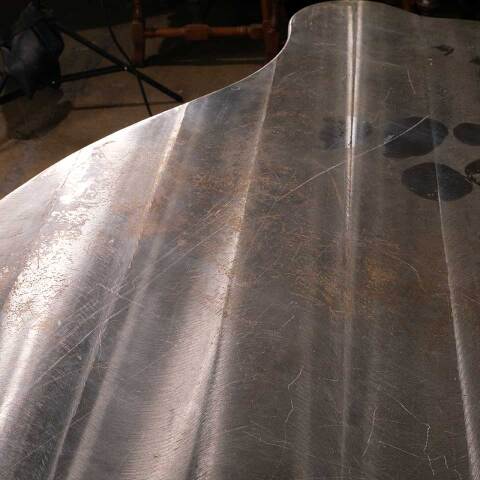 #53509 Artist Made Contemporary Metal Table / Desk image 8