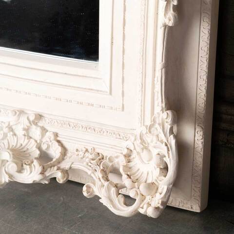 #53510 18x22 Ornate Modern Framed Wall Mirror image 4