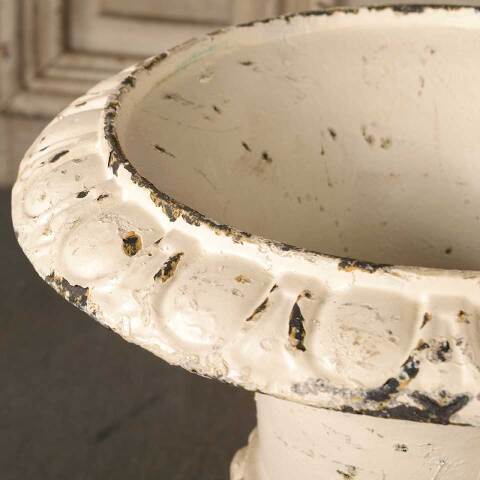 #53531 12" Painted Cast Iron Garden Planter Urn image 7