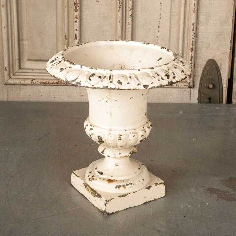 #53531 12" Painted Cast Iron Garden Planter Urn image 8