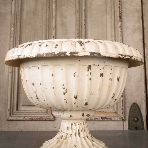 #53532 16" Painted Cast Iron Garden Planter Urn image 3