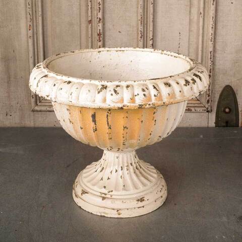 #53532 16" Painted Cast Iron Garden Planter Urn image 5