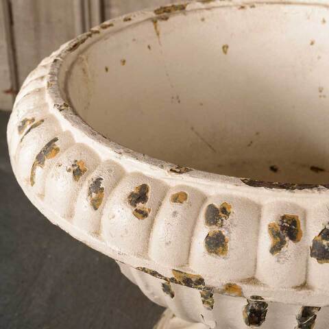 #53532 16" Painted Cast Iron Garden Planter Urn image 7