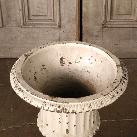 #53533 15" Painted Cast Iron Garden Planter Urn image 5