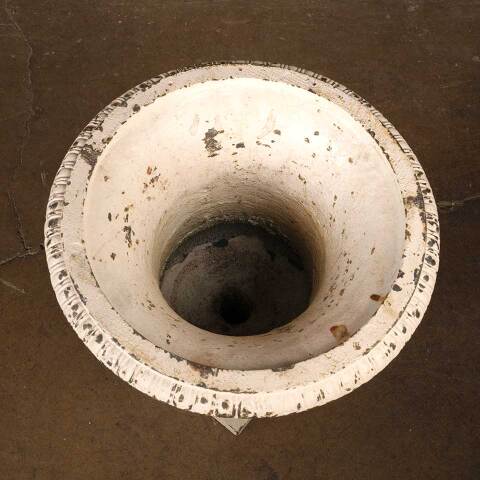 #53533 15" Painted Cast Iron Garden Planter Urn image 7