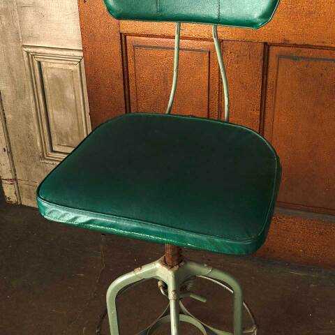 #53535 Vintage Toledo Adjustable Drafting Stool image 2