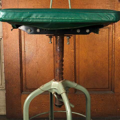 #53535 Vintage Toledo Adjustable Drafting Stool image 5