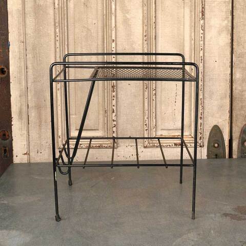 #53546 Mid Century Modern Vintage Sofa End Table image 8