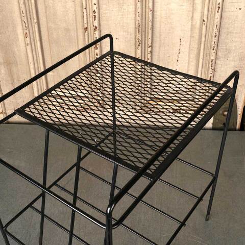 #53546 Mid Century Modern Vintage Sofa End Table image 3