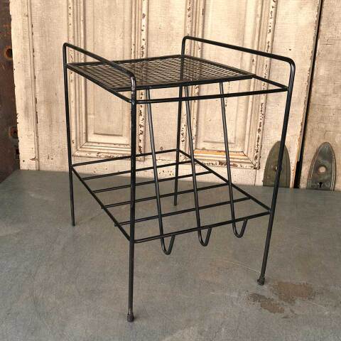 #53546 Mid Century Modern Vintage Sofa End Table image 5