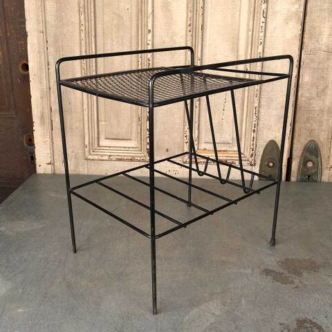 #53546 Mid Century Modern Vintage Sofa End Table image 6