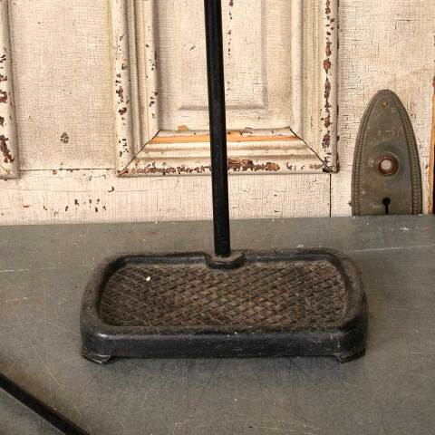 #53552 Antique Cast Iron 4 Piece Fireplace Tool Set image 6