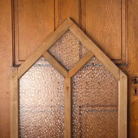 #53556 Antique Window with Florentine Privacy Glass image 2