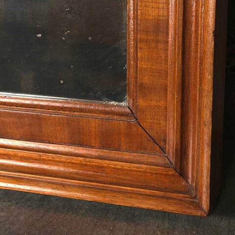 #53560 19x27 Antique Wood Framed Wall Mirror image 6