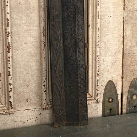 #53561 28x31 Antique Cast Iron Fireplace Surround image 2