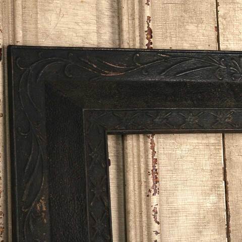 #53561 28x31 Antique Cast Iron Fireplace Surround image 3