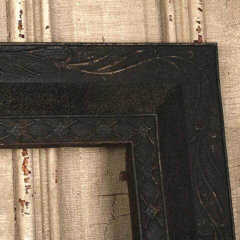 #53561 28x31 Antique Cast Iron Fireplace Surround image 4