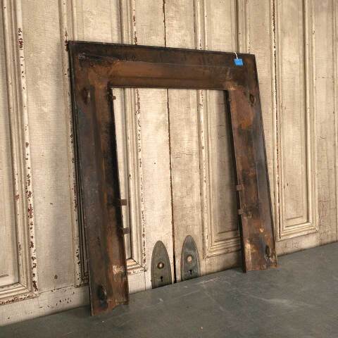 #53561 28x31 Antique Cast Iron Fireplace Surround image 8