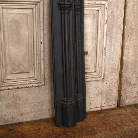 #53562 34x34 Antique Cast Iron Fireplace Surround image 7