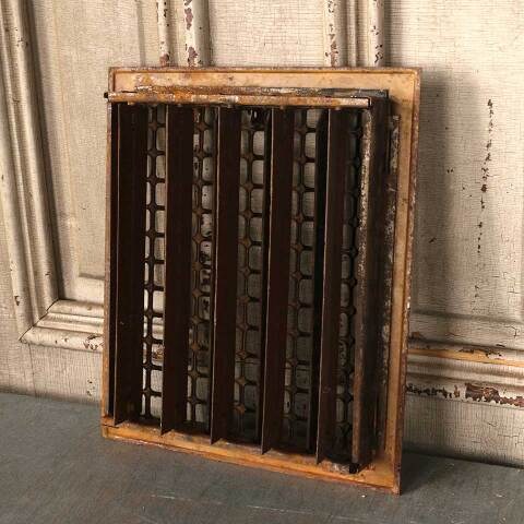 #53566 10x12 Antique Heat Grate Floor Vent Cover image 3