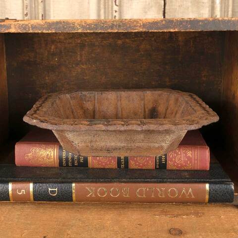 #53573 Antique Cast Iron Umbrella Stand Catch Dish image 3