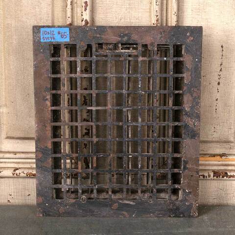 #53577 10x12 Antique Heat Grate Floor Vent Cover image 2