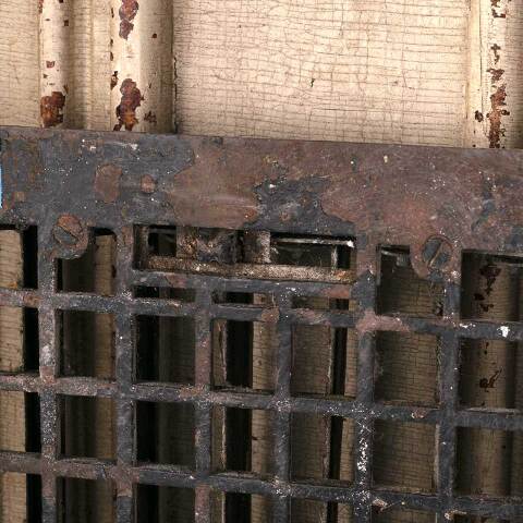 #53577 10x12 Antique Heat Grate Floor Vent Cover image 3