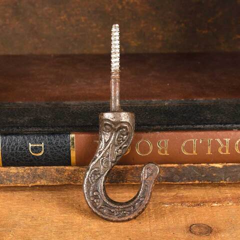 #53591 Antique Ornate Cast Iron Chandelier Hook image 3