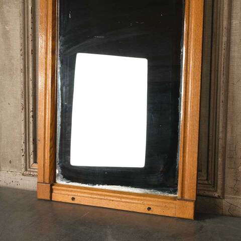 #53598 22x44 Wood Framed Wall Mirror image 3