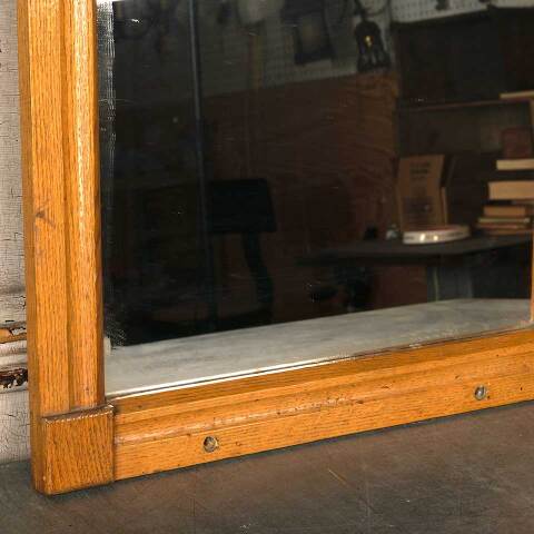 #53598 22x44 Wood Framed Wall Mirror image 6