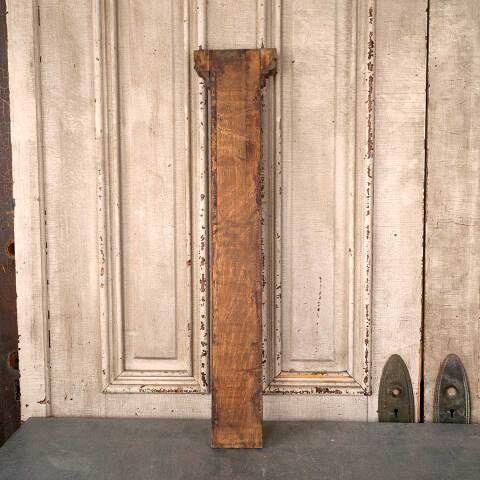 #53604 Antique Oak Fireplace Mantel Fluted Pilaster image 6