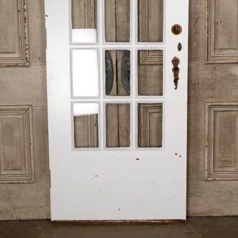 #53615 30x79 Antique 15 Lite French Entry Door image 7