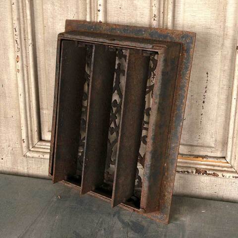 #53624 12x15 Antique Heat Grate Floor Vent Cover image 4