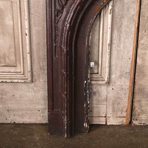 #53625 33x33 Antique Cast Iron Fireplace Surround image 3