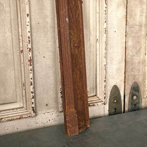 #53626 32x30 Antique Cast Iron Fireplace Surround image 3