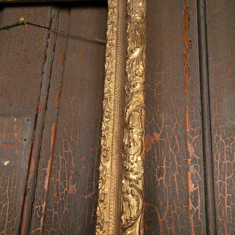 #53633 22x26 Ornate Antique Wood Picture Frame image 6