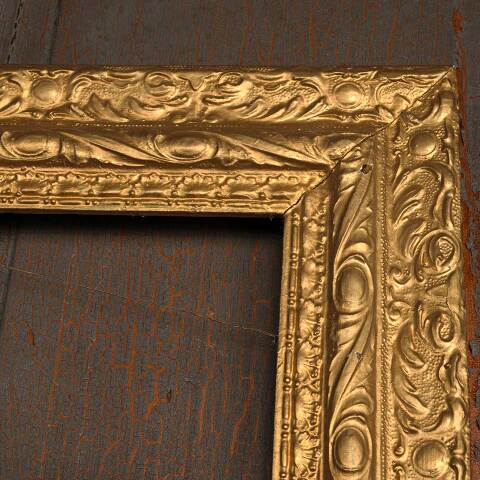#53634 27x23 Ornate Antique Wood Picture Frame image 5