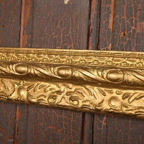 #53634 27x23 Ornate Antique Wood Picture Frame image 6