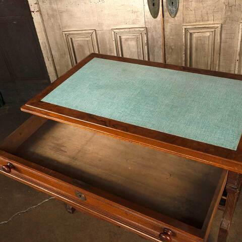 #53646 Antique Victorian Wood Library Writing Desk image 7