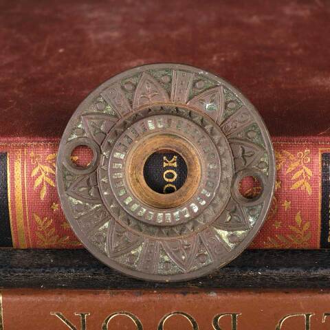 #53675 Antique Mallory Wheeler Doorknob Rosette image 4