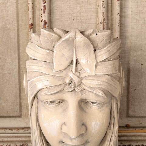 #53698 Cast Plaster Empress Head Corbel Bracket image 6